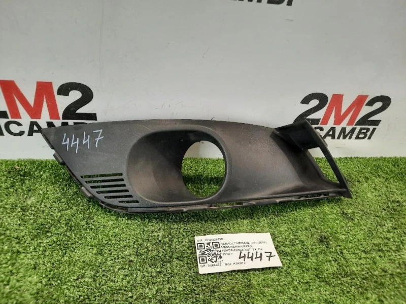 Mascherina FARO Fendinebbia ANT SX 261A32853R Renault Mégane IV 2016