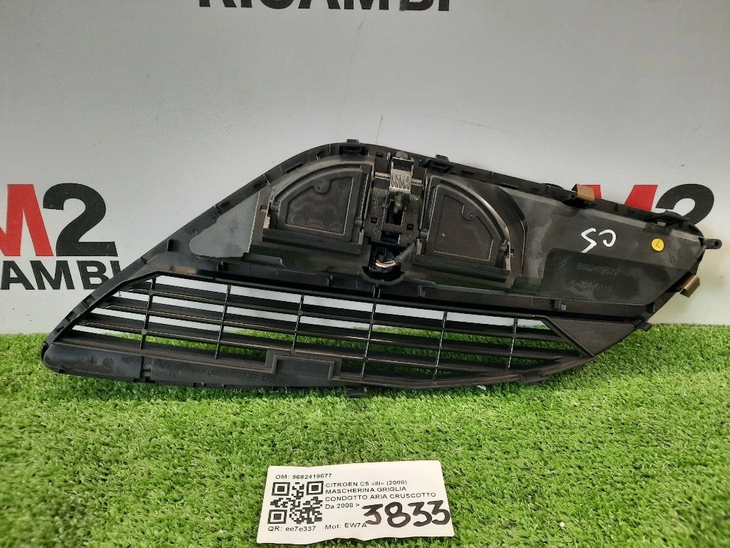 Mascherina Griglia Condotto ARIA Cruscotto 9682419677 BOCCHETTA ARIA Citroen C5 III 2008