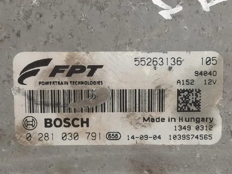 Centralina Iniezione 55263136 Alfa Romeo Giulietta 2013