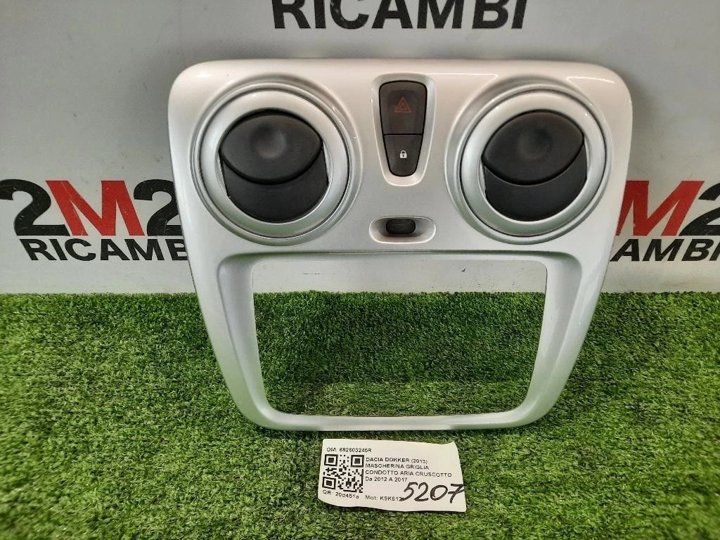 Mascherina Griglia Condotto ARIA Cruscotto 682603245R Dacia Dokker 2013
