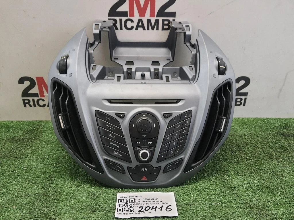 Mascherina Griglia Condotto ARIA Cruscotto AV1T18K811DC Ford B-max 2012