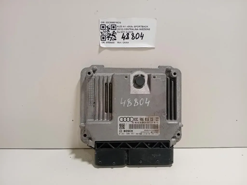 Centralina Iniezione 03C906016CG Audi A1 8XA Sportback 2012