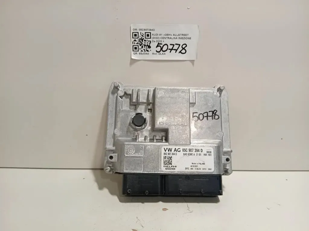 Centralina Iniezione 05C907394D Audi A1 GBH Allstreet 2022
