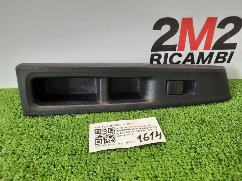 Mascherina Interruttore Alzacristallo ANT DX 742310D330C0 Toyota Yaris IV 2012