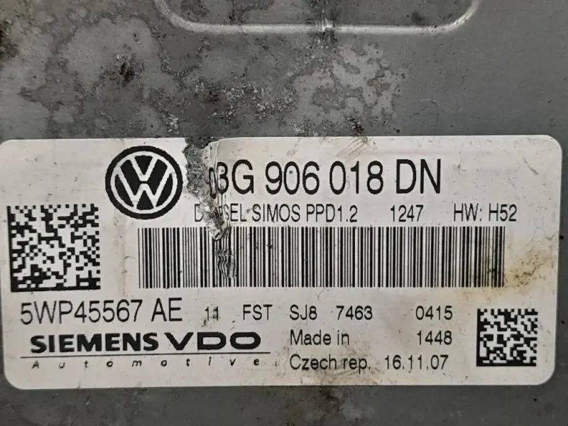 Centralina Iniezione 03G906018DN Audi A3 8P1 2008