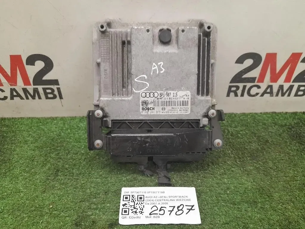 Centralina Iniezione 8P7907115 8P1907115B Audi A3 8PA Sportback 2004
