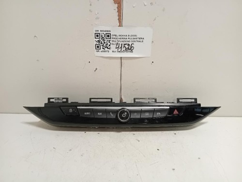 Mascherina Pulsantiera Multifunzione Centrale 98348685 Opel Mokka B 2020