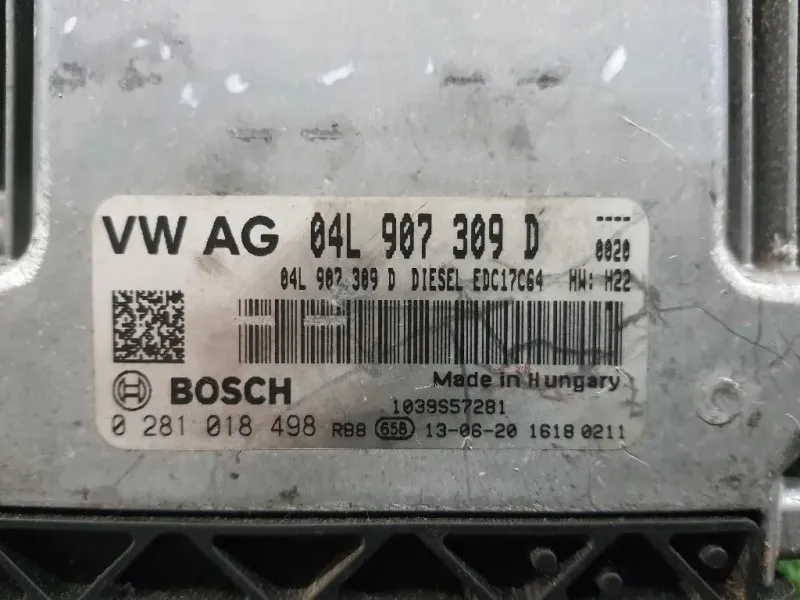 Centralina Iniezione 04L907309D 0281018498 Audi A3 8VA Sportback 2012