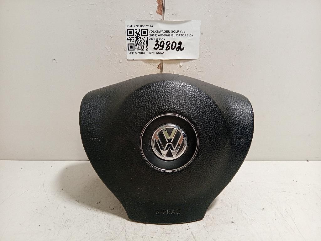 Air-bag Guidatore 7N0890201J Volkswagen GOLF VI 2009