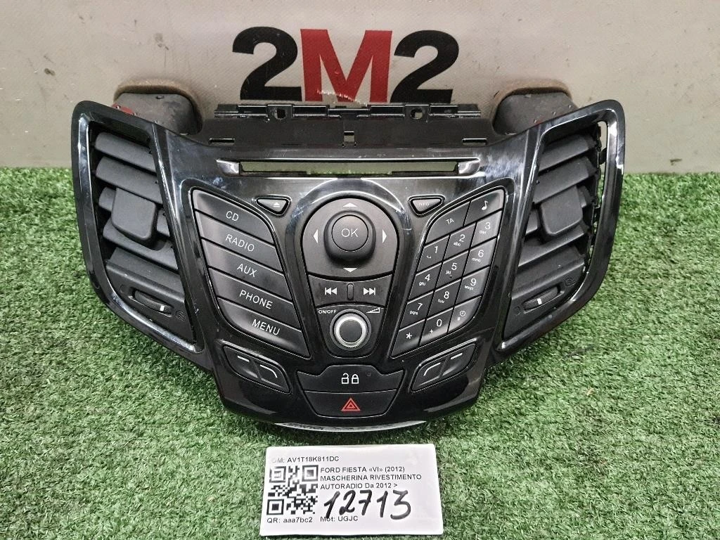 Mascherina Rivestimento Autoradio AV1T18K811DC Ford Fiesta VI 2012