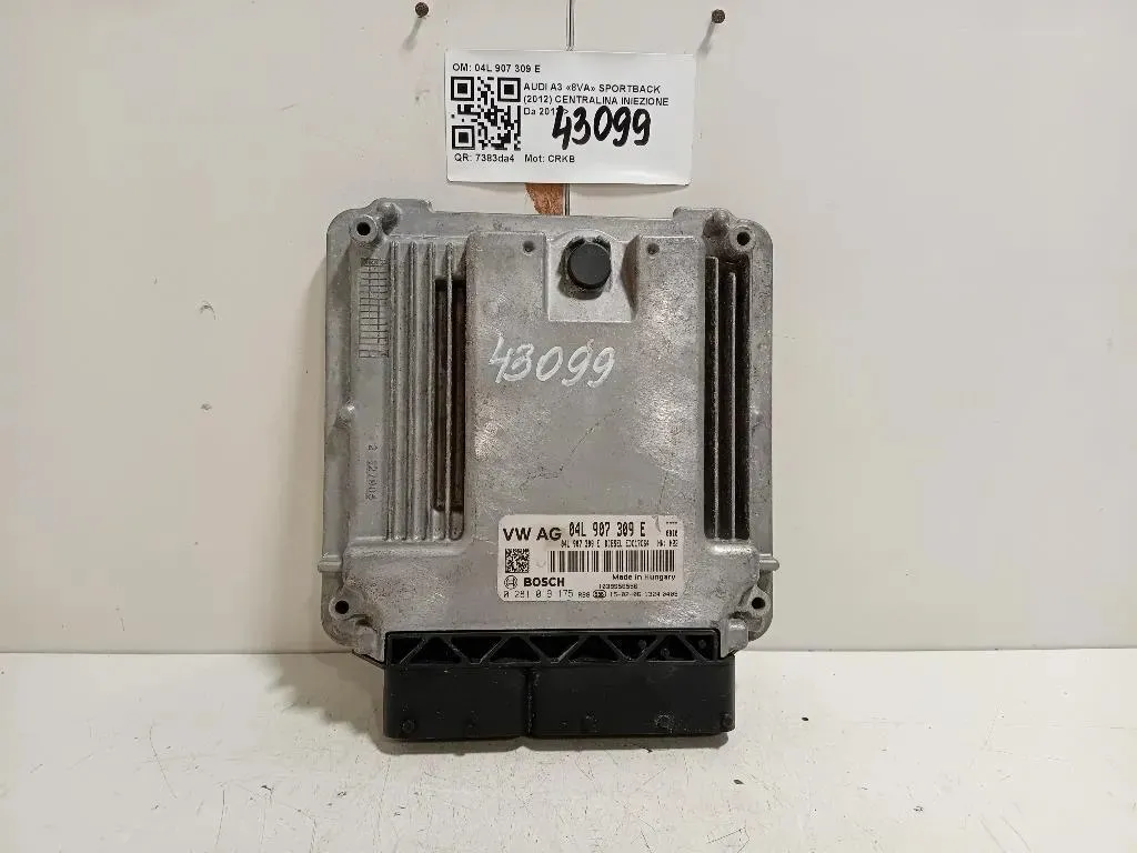 Centralina Iniezione 04L 907 309 E Audi A3 8VA Sportback 2012