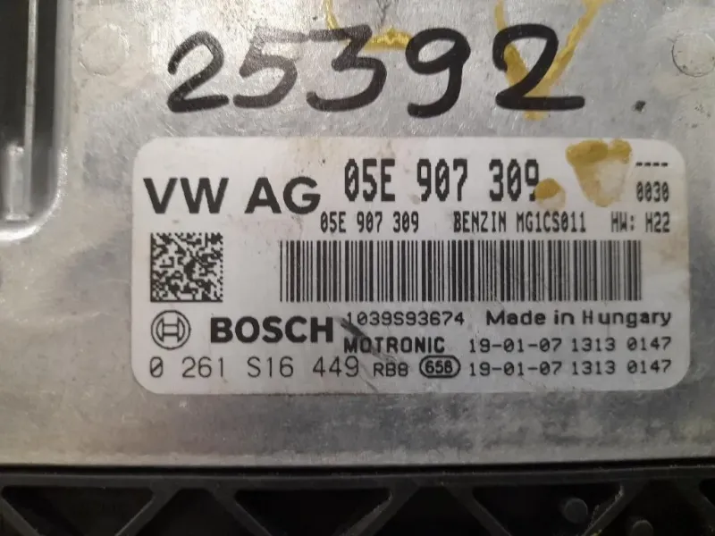 Centralina Iniezione 05E906018AL 05E907309 Audi A3 8VF Sportback 2016