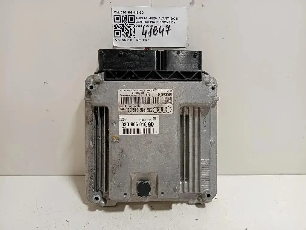 Centralina Iniezione 03G 906 016 GD Audi A4 8ED Avant 2005