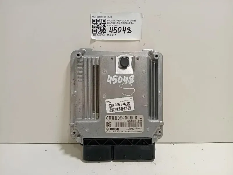 Centralina Iniezione 03G 906 016 JD Audi A4 8ED Avant 2005