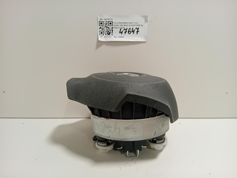 Air-bag Guidatore 34079778 Volkswagen GOLF VI 2009
