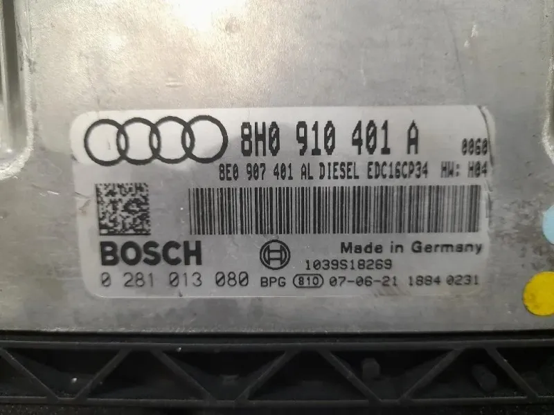 Centralina Iniezione 8H0910401A Audi A4 8HE Cabrio 2006