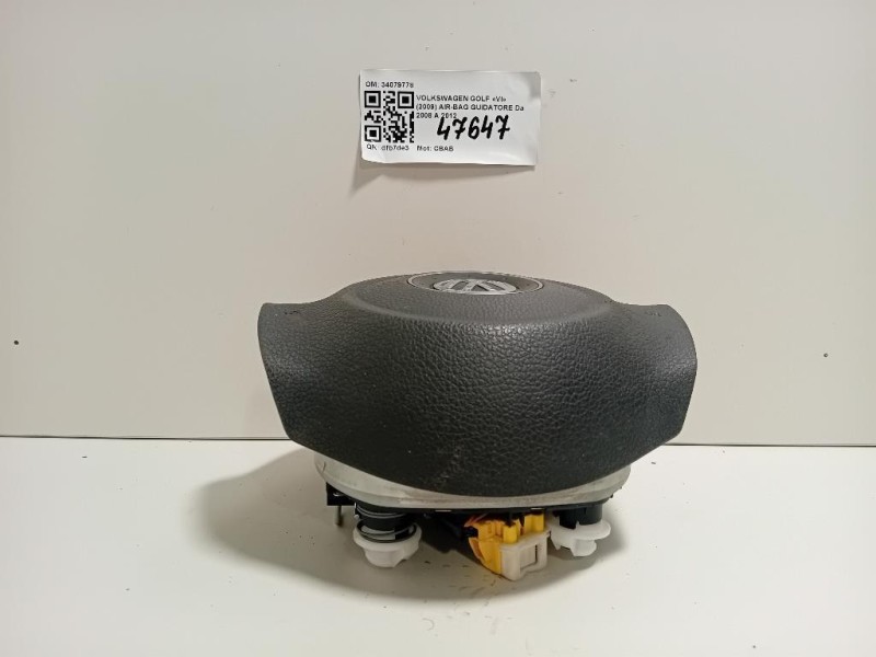 Air-bag Guidatore 34079778 Volkswagen GOLF VI 2009