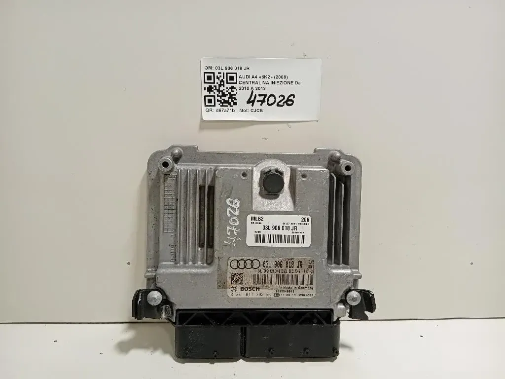 Centralina Iniezione 03L 906 018 JR Audi A4 8K2 2008
