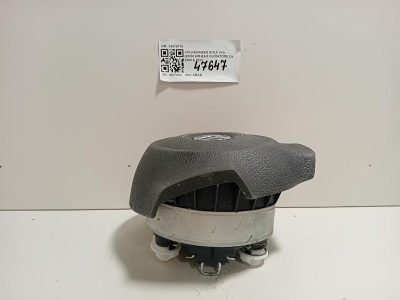 Air-bag Guidatore 34079778 Volkswagen GOLF VI 2009