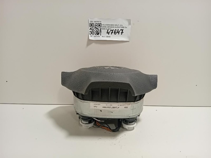 Air-bag Guidatore 34079778 Volkswagen GOLF VI 2009