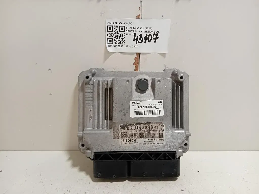 Centralina Iniezione 03L 906 018 AC Audi A4 8K2 2012