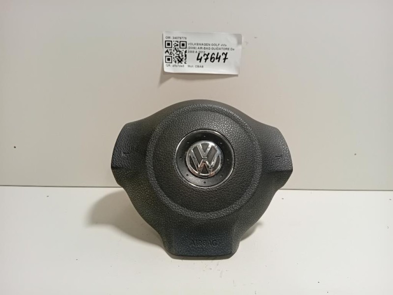 Air-bag Guidatore 34079778 Volkswagen GOLF VI 2009