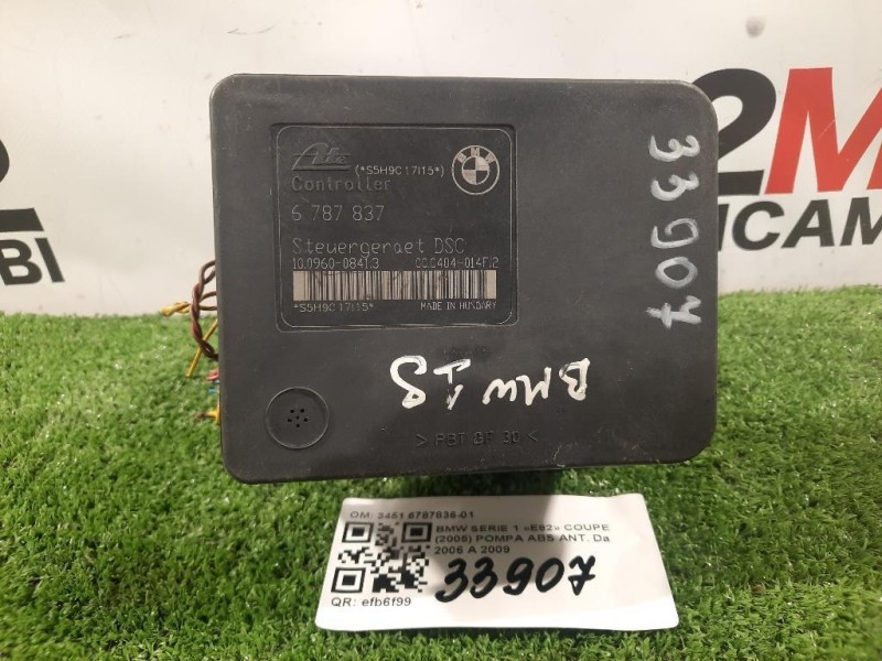 Pompa ABS ANT 3451 6787836-01 Bmw Serie 1 E82 Coupe 2005
