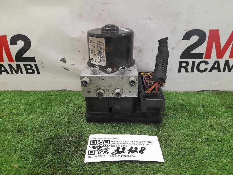 Pompa ABS ANT 3451-5777158-01 Bmw Serie 1 E87 Berlina 2005