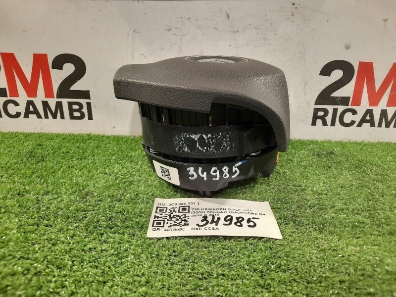Air-bag Guidatore 3C8880201T Volkswagen GOLF VI 2009
