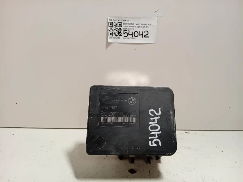 Pompa ABS ANT 3451-6787836-01 Bmw Serie 1 E87 Berlina 2005