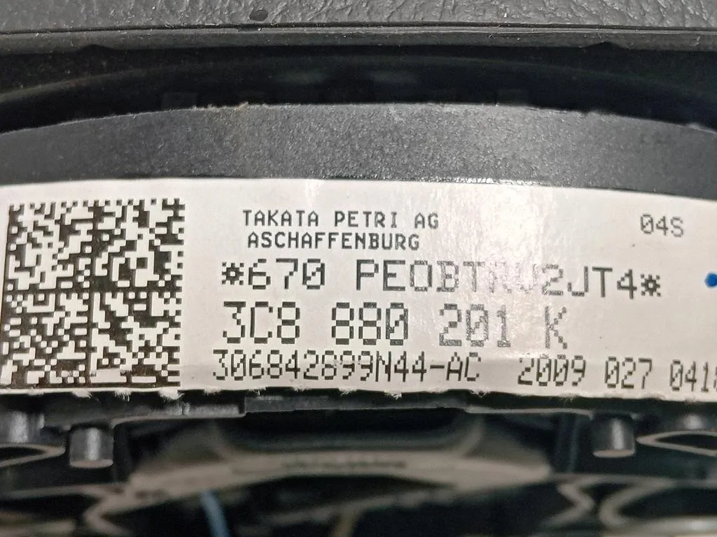 Air-bag Guidatore 3C8880201K Volkswagen GOLF VI 2009