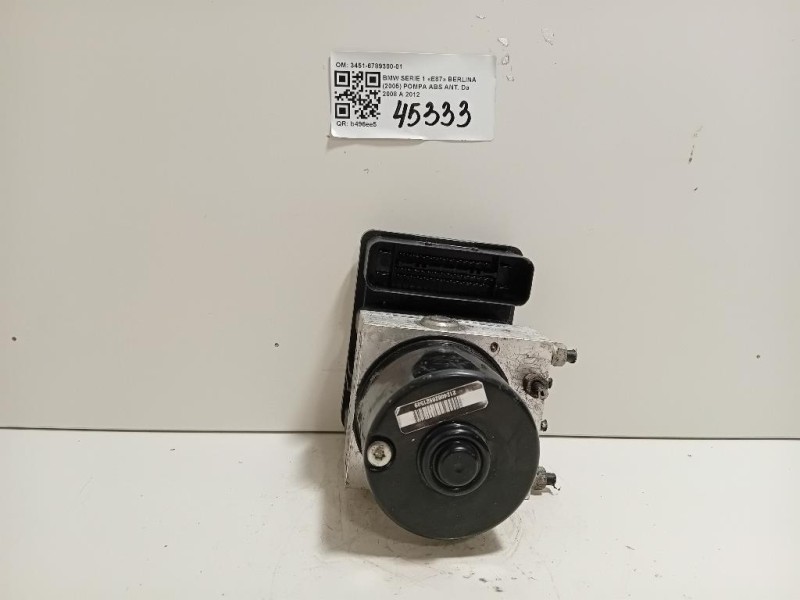 Pompa ABS ANT 3451-6789300-01 Bmw Serie 1 E87 Berlina 2005