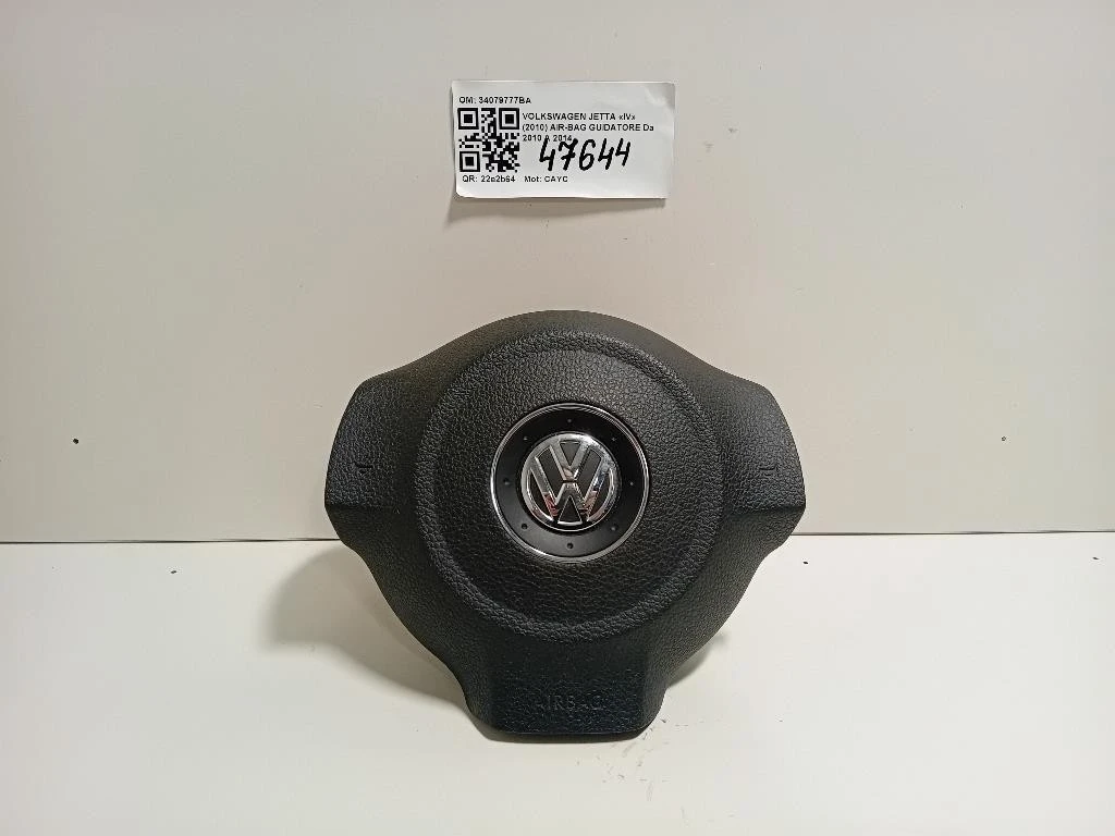 Air-bag Guidatore 34079777BA Volkswagen Jetta IV 2010