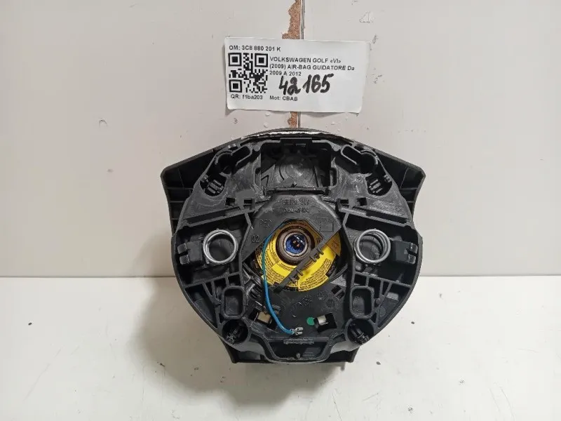 Air-bag Guidatore 3C8880201K Volkswagen GOLF VI 2009