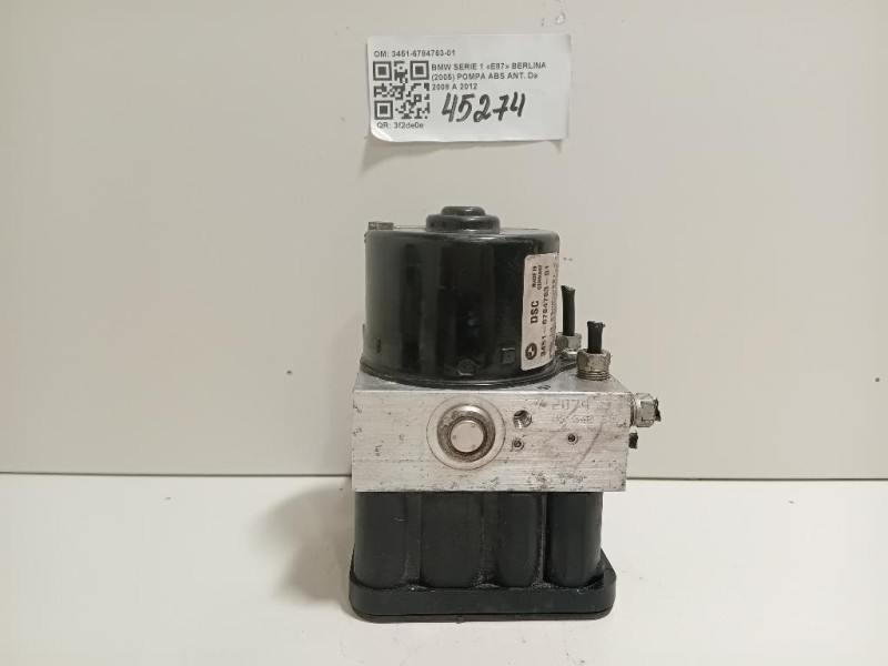 Pompa ABS ANT 3451-6784763-01 Bmw Serie 1 E87 Berlina 2005