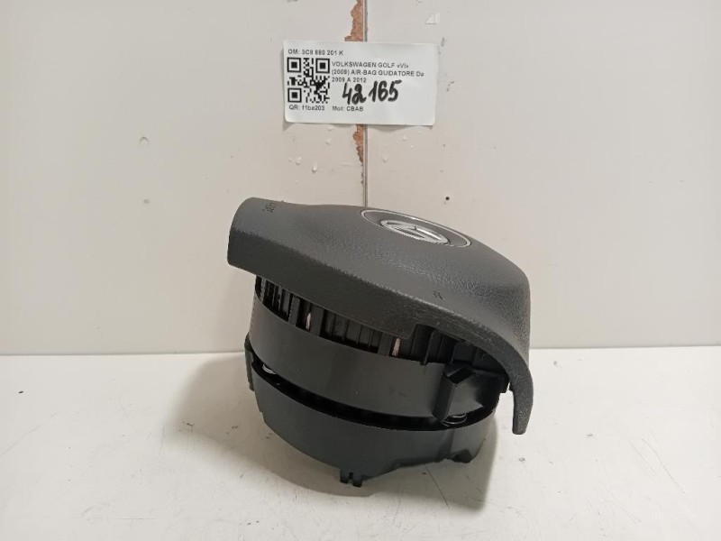 Air-bag Guidatore 3C8880201K Volkswagen GOLF VI 2009