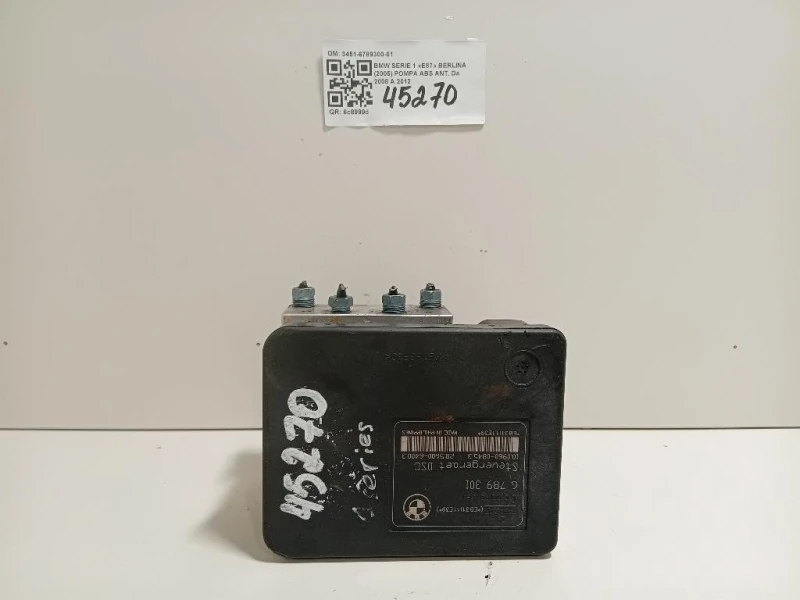Pompa ABS ANT 3451-6789300-01 Bmw Serie 1 E87 Berlina 2005
