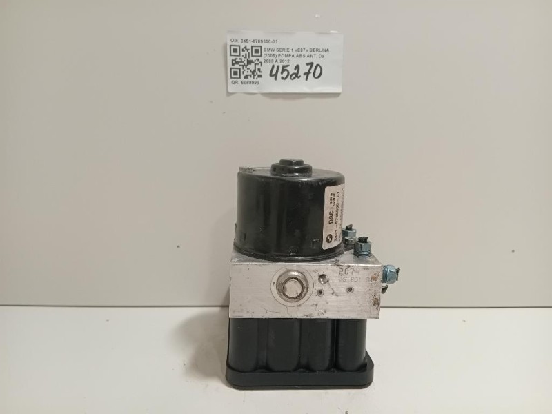 Pompa ABS ANT 3451-6789300-01 Bmw Serie 1 E87 Berlina 2005