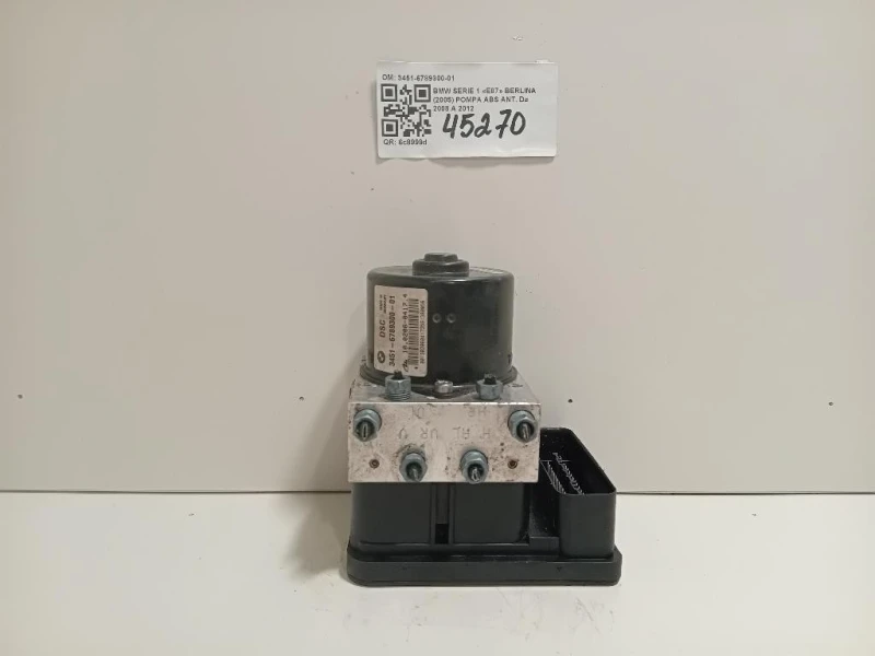 Pompa ABS ANT 3451-6789300-01 Bmw Serie 1 E87 Berlina 2005