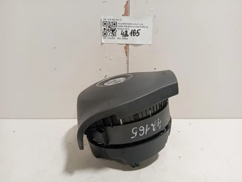 Air-bag Guidatore 3C8880201K Volkswagen GOLF VI 2009