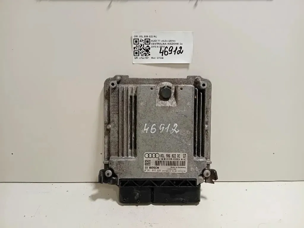 Centralina Iniezione 03L 906 022 RC Audi TT 8J3 2010