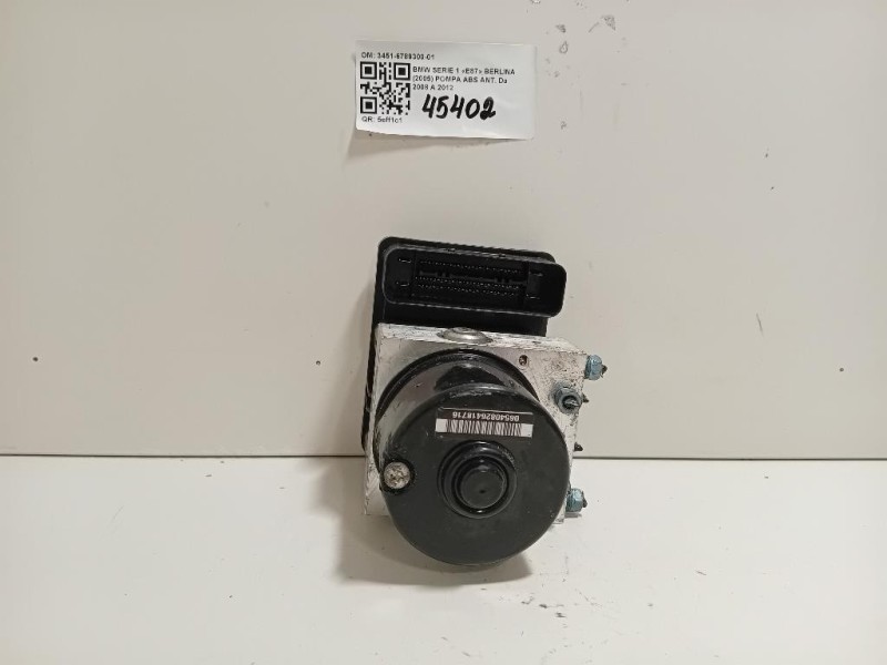 Pompa ABS ANT 3451-6789300-01 Bmw Serie 1 E87 Berlina 2005