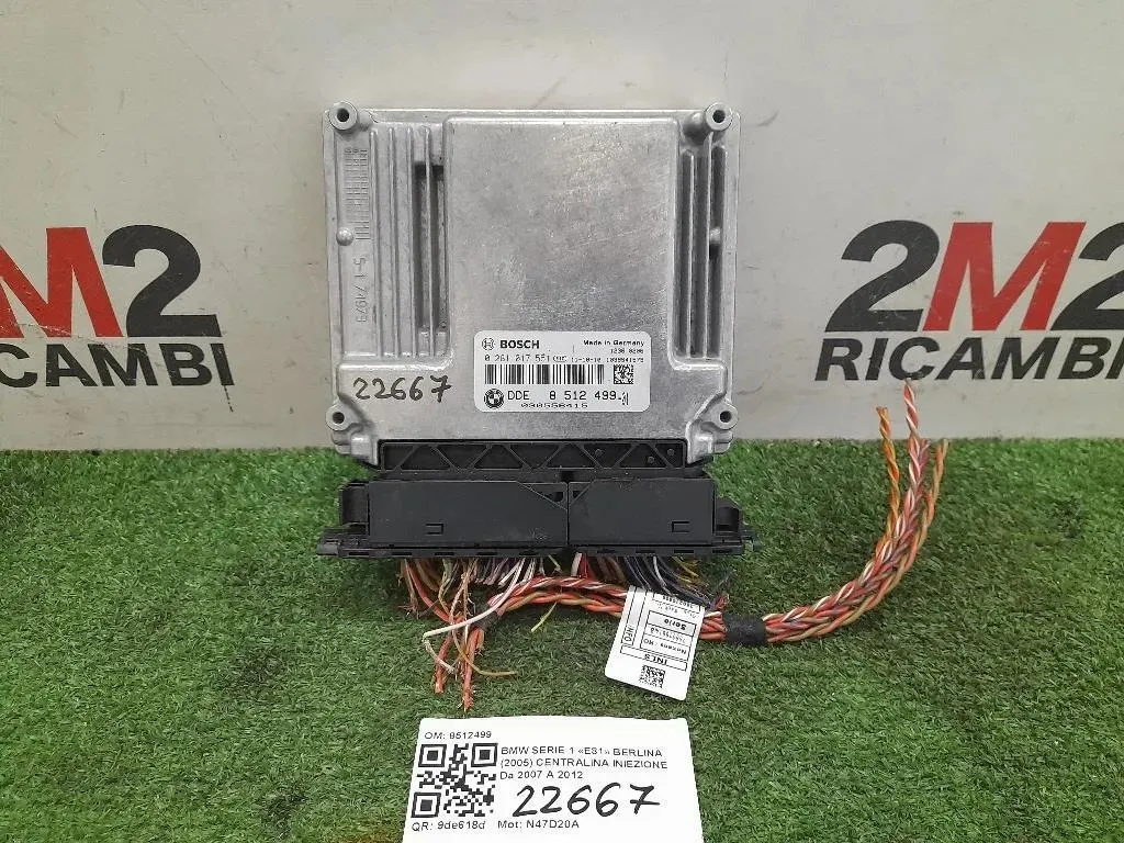 Centralina Iniezione 8512499 Bmw Serie 1 E81 Berlina 2005