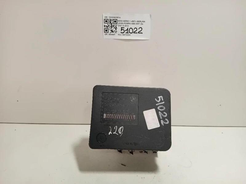 Pompa ABS ANT 10020603514 Bmw Serie 1 E87 Berlina 2005