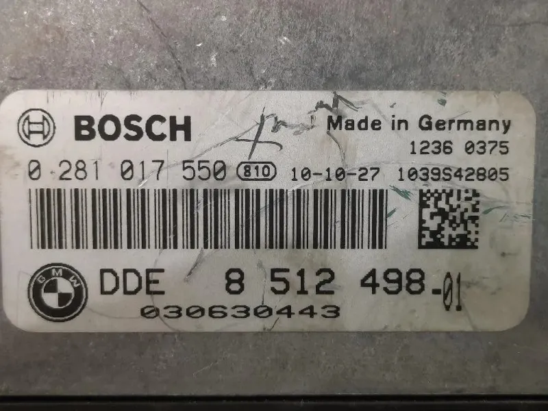 Centralina Iniezione 8 512 498 CENTRALINA ECU Bmw Serie 1 E82 Coupe 2005