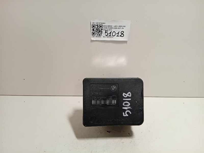 Pompa ABS ANT 34516789300 Bmw Serie 1 E87 Berlina 2005