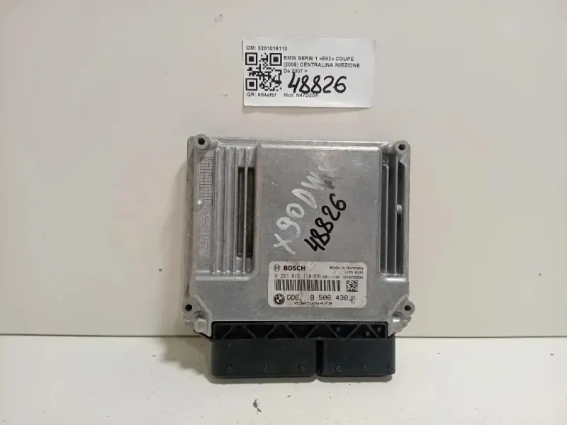 Centralina Iniezione 0281016110 Bmw Serie 1 E82 Coupe 2005