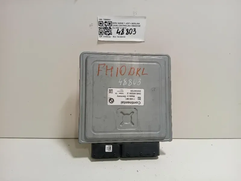 Centralina Iniezione 7599881 Bmw Serie 1 E87 Berlina 2005