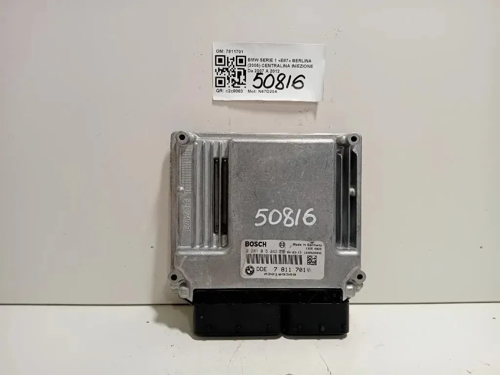 Centralina Iniezione 7811701 Bmw Serie 1 E87 Berlina 2005