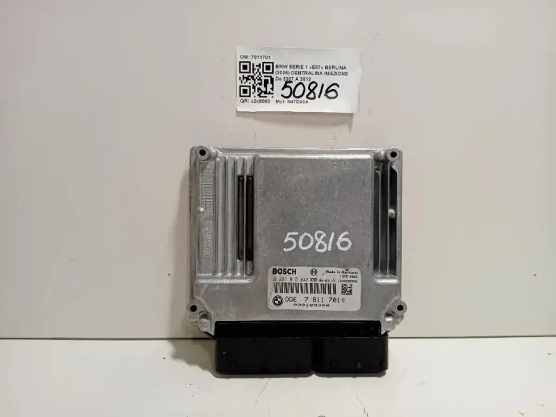 Centralina Iniezione 7811701 Bmw Serie 1 E87 Berlina 2005